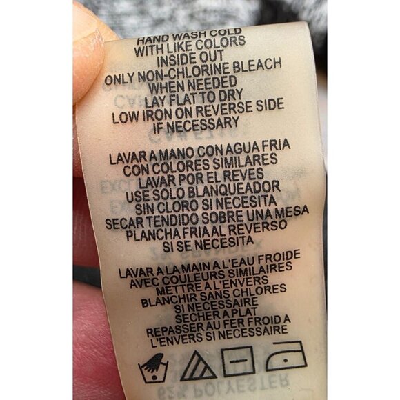 Karl Lagerfeld Paris Womens Black & White Knit Top With Bow Detail On Sleeves Si - Picture 7 of 14